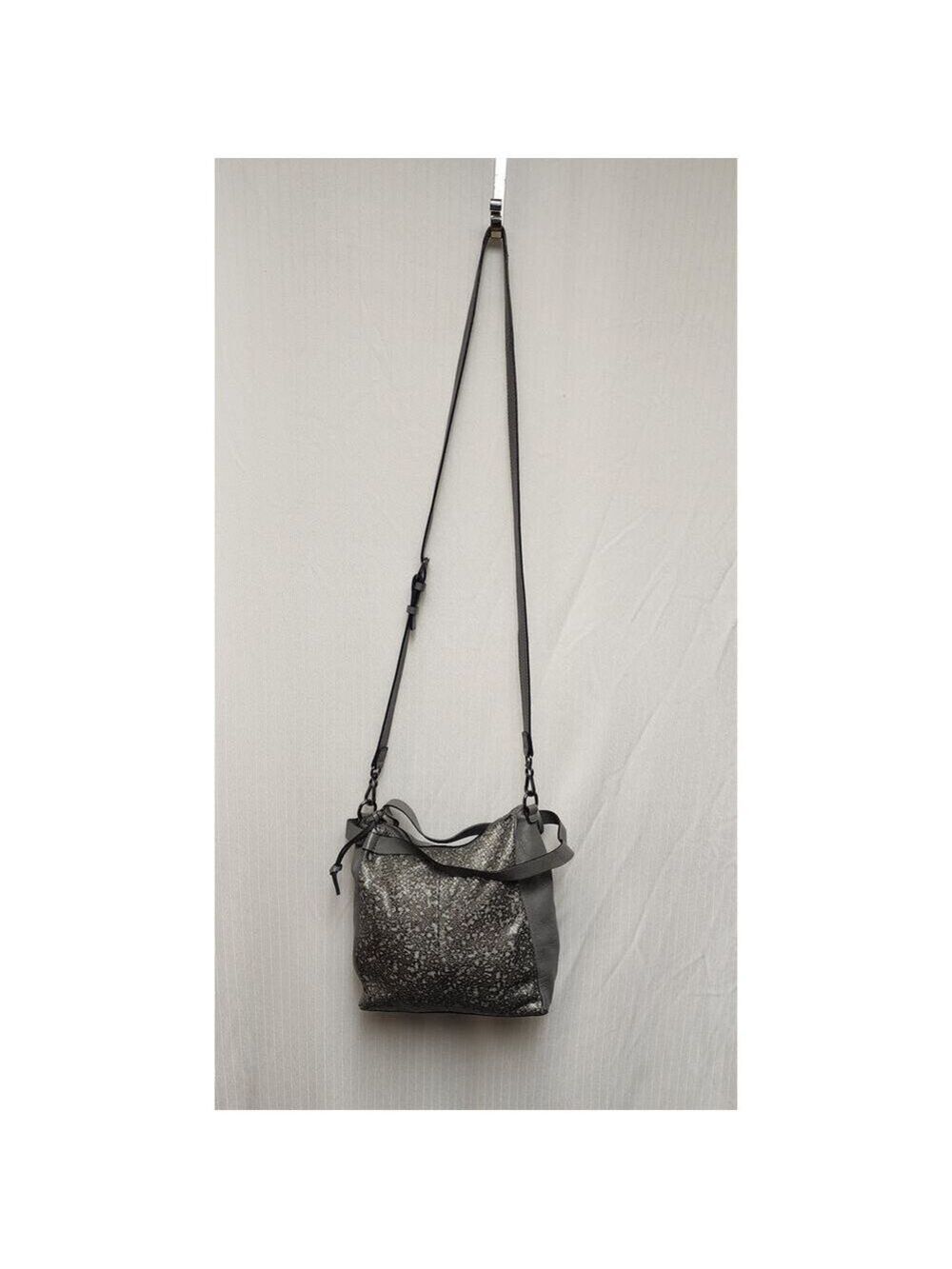 VINCE CAMUTO Alora Leather Crossbody Bag Gray MSRP$248 - Picture 4 of 16